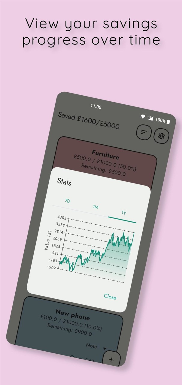 JamJars: Savings Tracker screenshot image 5_Popularmodapk.com