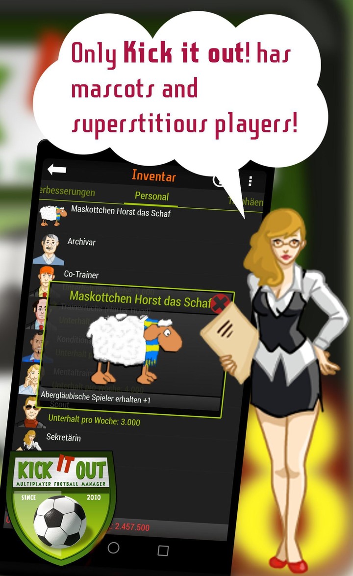 Kick it out Football Manager screenshot image 2_Popularmodapk.com