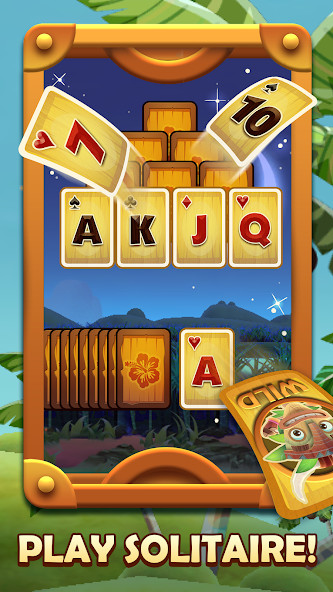 Tiki Solitaire TriPeaks<span>(Unlocked)</span> screenshot image 1_Popularmodapk.com