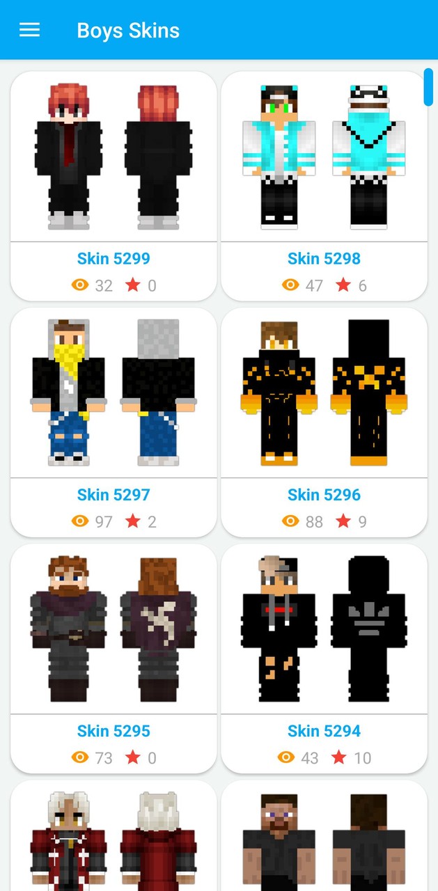 Boys Skins for Minecraft PE screenshot image 7_Popularmodapk.com