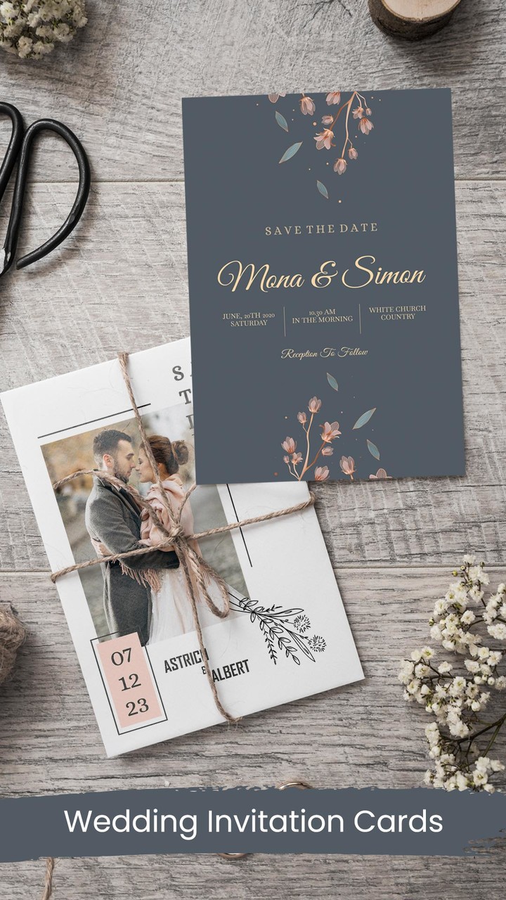 Invitation Maker, Card Maker screenshot image 2_Popularmodapk.com