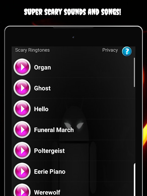 Scary Ringtones screenshot image 1_Popularmodapk.com