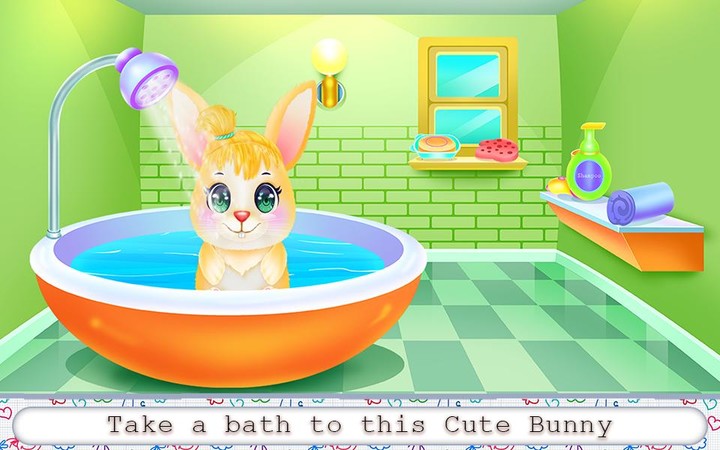 Cute Bunny Caring and Dressup screenshot image 3_Popularmodapk.com