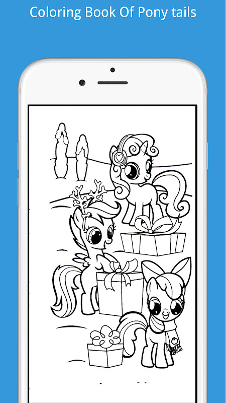 Coloring Book Of Pony tails screenshot image 4_Popularmodapk.com