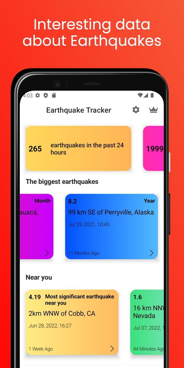 Earthquake Tracker App - Alert screenshot image 8_Popularmodapk.com