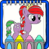 Coloring Book Of Pony tails6.0_rowtechapk.com