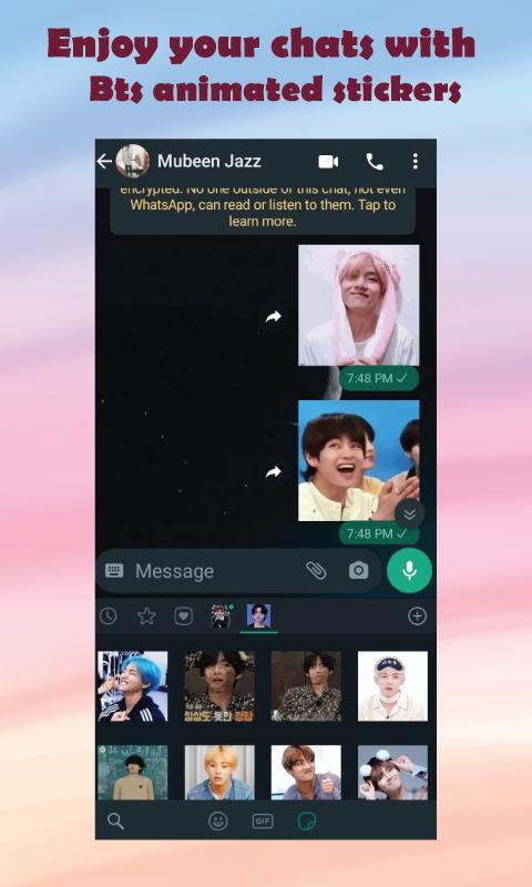 1000+ BTS Stickers WAStickers screenshot image 3_Popularmodapk.com