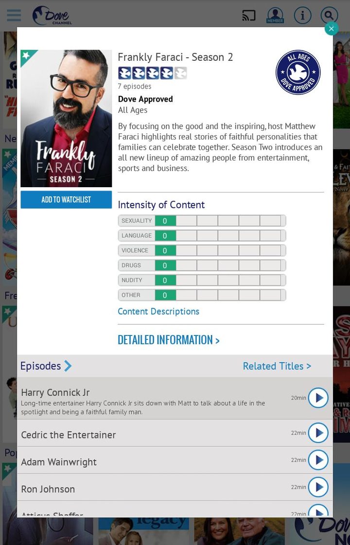 Dove Channel screenshot image 10_Popularmodapk.com