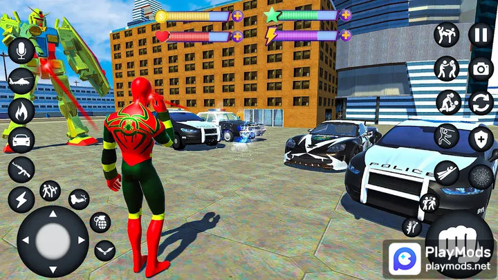 Spider Rope Hero : Spider Game<span>(Speed change)</span> screenshot image 2_Popularmodapk.com