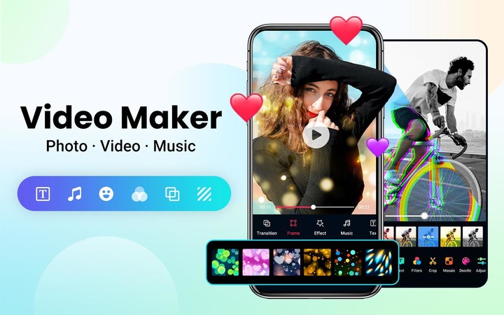 Video Maker With Music & Photo screenshot image 1_Popularmodapk.com
