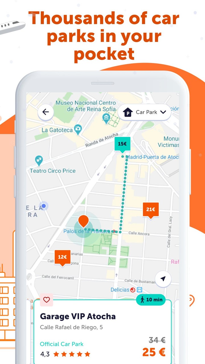 Parclick – Find and Book Parking Spaces screenshot image 2_Popularmodapk.com