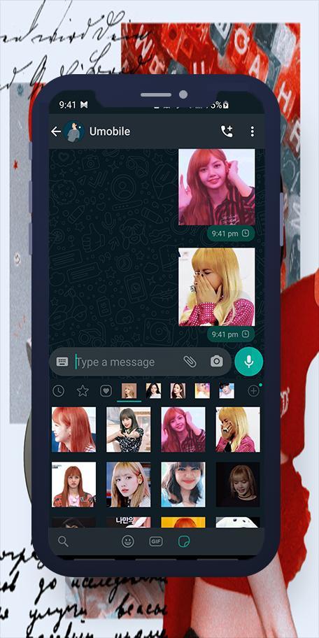 Lisa Animated WASticker screenshot image 6_Popularmodapk.com