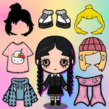 Wednesday Toca Doll Makeover0.1_rowtechapk.com