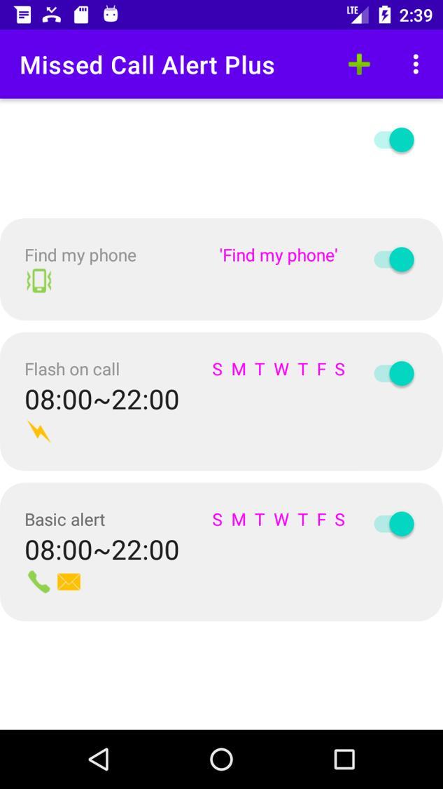 Missed Call Alert Plus screenshot image 1_Popularmodapk.com