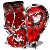 Sparkle Red Rose Launcher Theme2.0_rowtechapk.com