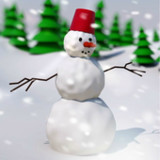 3d Snowman Live Wallpaper1.4_rowtechapk.com