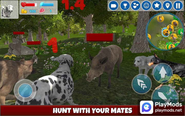 Dog Simulator 3D(MOD) screenshot image 3_Popularmodapk.com