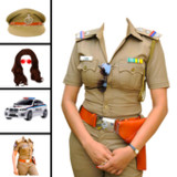 Women police suit photo editor1.0.37_rowtechapk.com