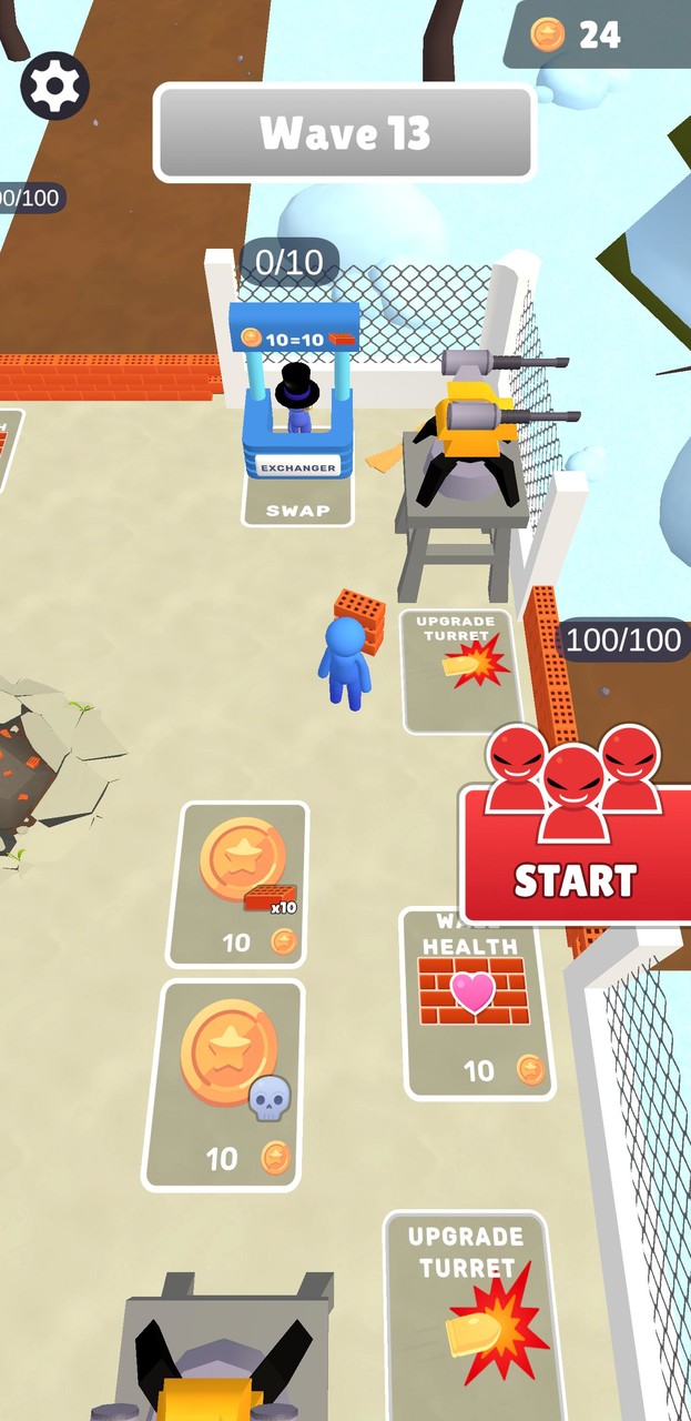 Zombie Raid 3D: Wall Defence screenshot image 4_Popularmodapk.com