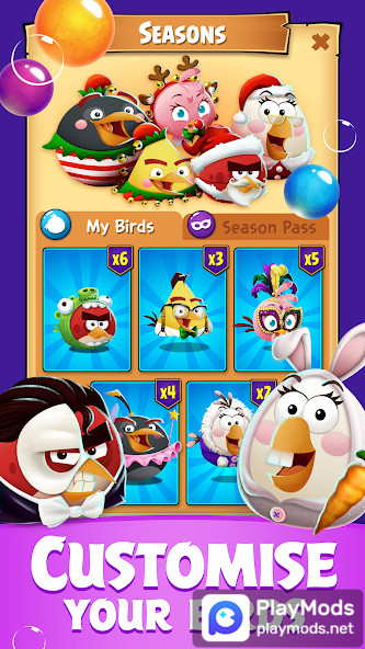 Angry Birds POP Bubble Shooter<span>(Unlimited money)</span> screenshot image 5_Popularmodapk.com