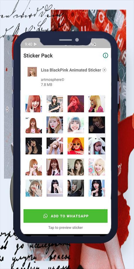 Lisa Animated WASticker screenshot image 8_Popularmodapk.com