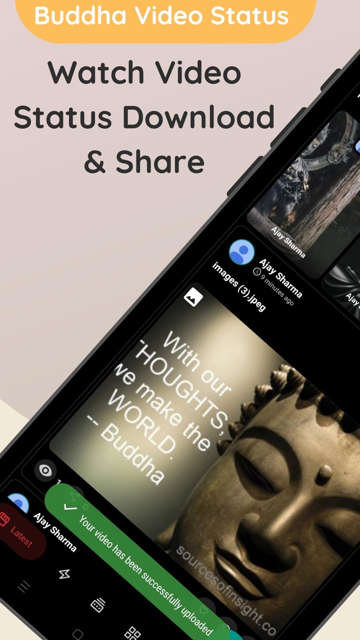 Buddha: Video Status screenshot image 1_Popularmodapk.com