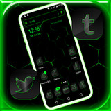 Cool Neon Green Launcher Theme2.0_rowtechapk.com