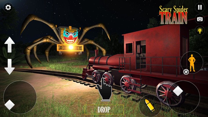 Scary Spider Train Survival screenshot image 1_Popularmodapk.com