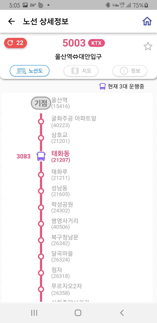 울산버스정보 screenshot image 5_Popularmodapk.com