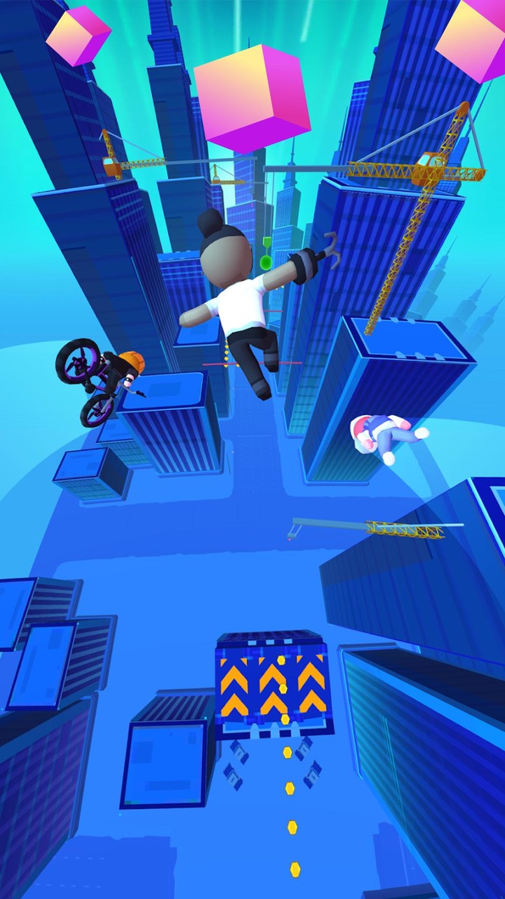 Parkour Race Running Simulator screenshot image 3_Popularmodapk.com