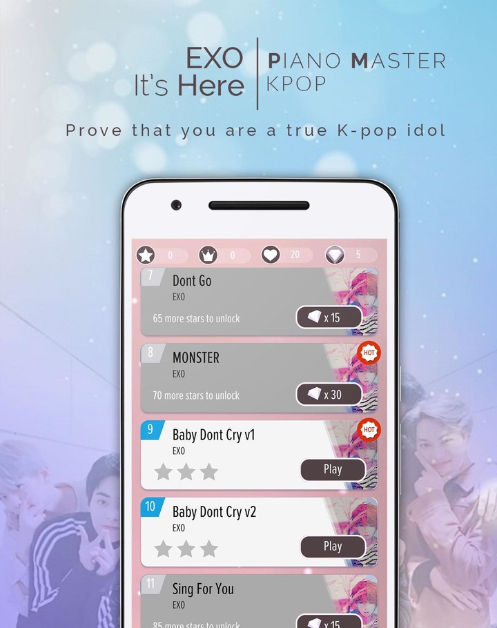 Piano Master Kpop - Tap Tiles screenshot image 4_Popularmodapk.com