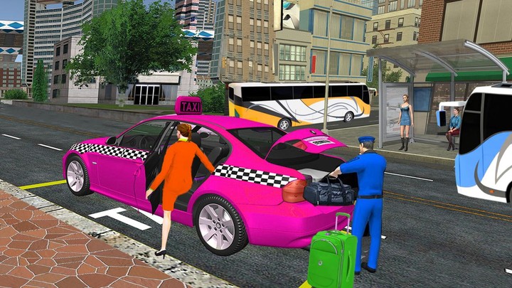 City Taxi Games-Taxi Car Games screenshot image 4_Popularmodapk.com