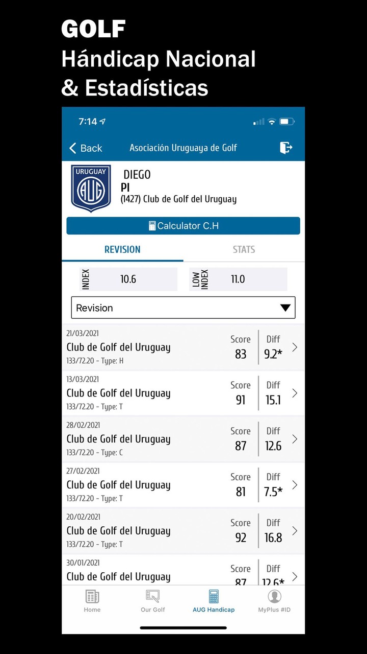 Asociación Uruguaya de Golf AU screenshot image 6_Popularmodapk.com