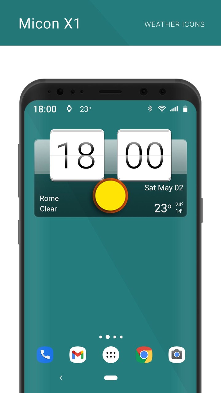 Micon X1 weather icon pack screenshot image 8_Popularmodapk.com