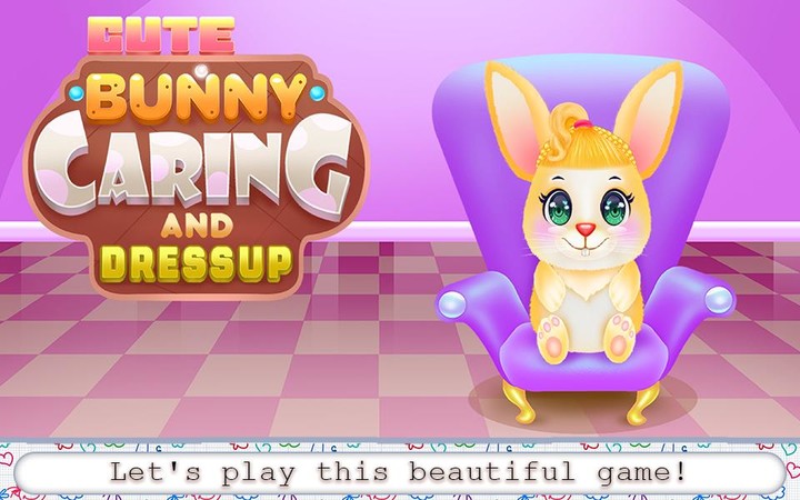 Cute Bunny Caring and Dressup screenshot image 1_Popularmodapk.com
