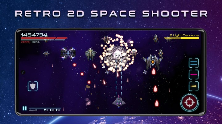 Space Defender Xtreme screenshot image 1_Popularmodapk.com