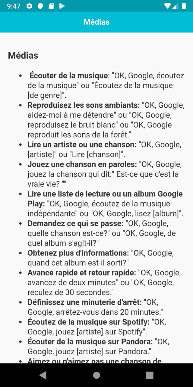Commandes pour Google Home screenshot image 5_Popularmodapk.com