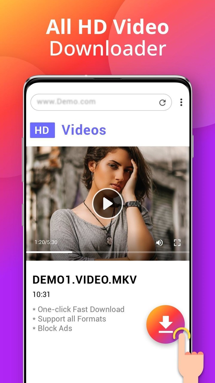 Downloader - Video Downloader screenshot image 2_Popularmodapk.com