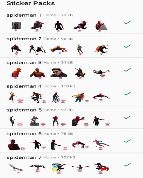 Spider  Stickers for WA screenshot image 8_Popularmodapk.com