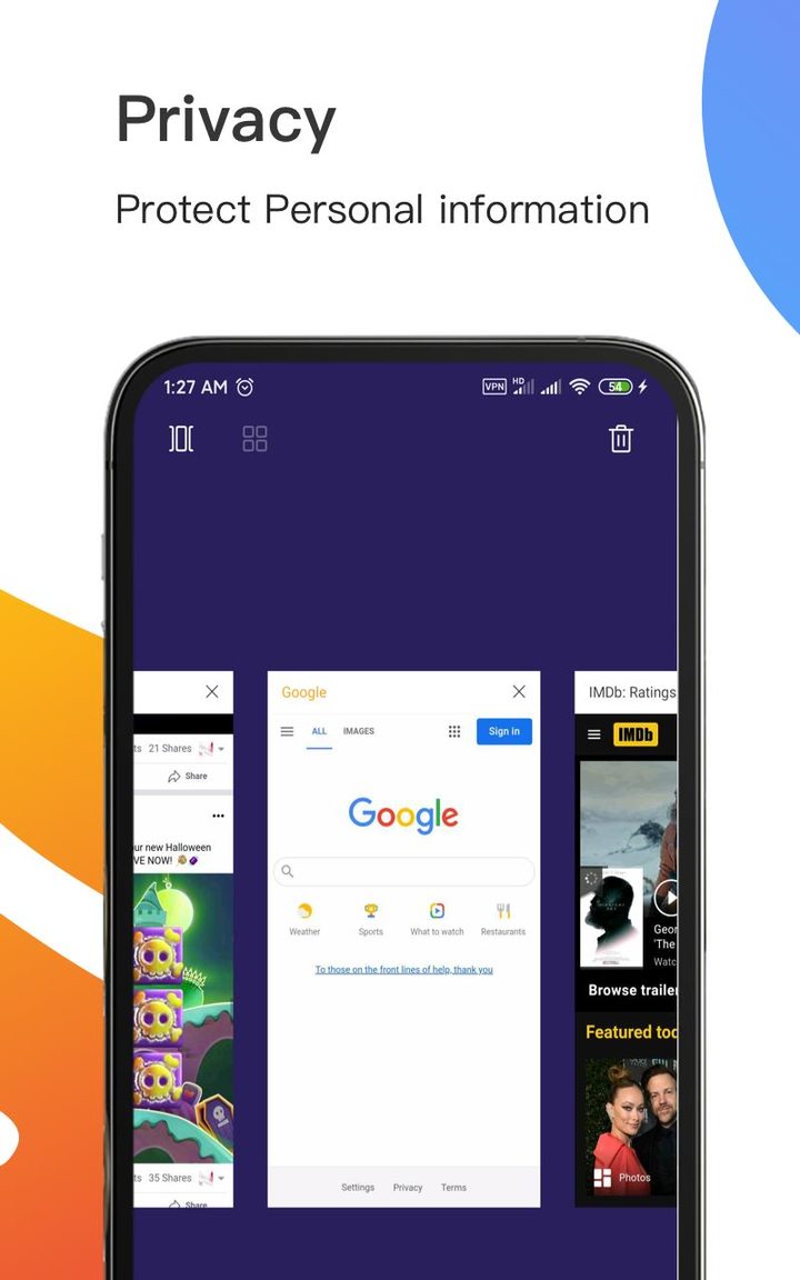 Fiery Browser - Fast & Private screenshot image 4_Popularmodapk.com