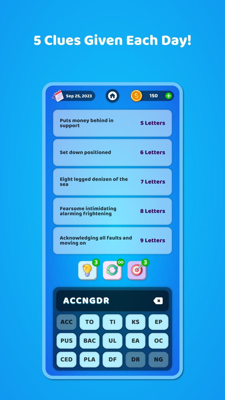5 Clues A Day screenshot image 2_Popularmodapk.com