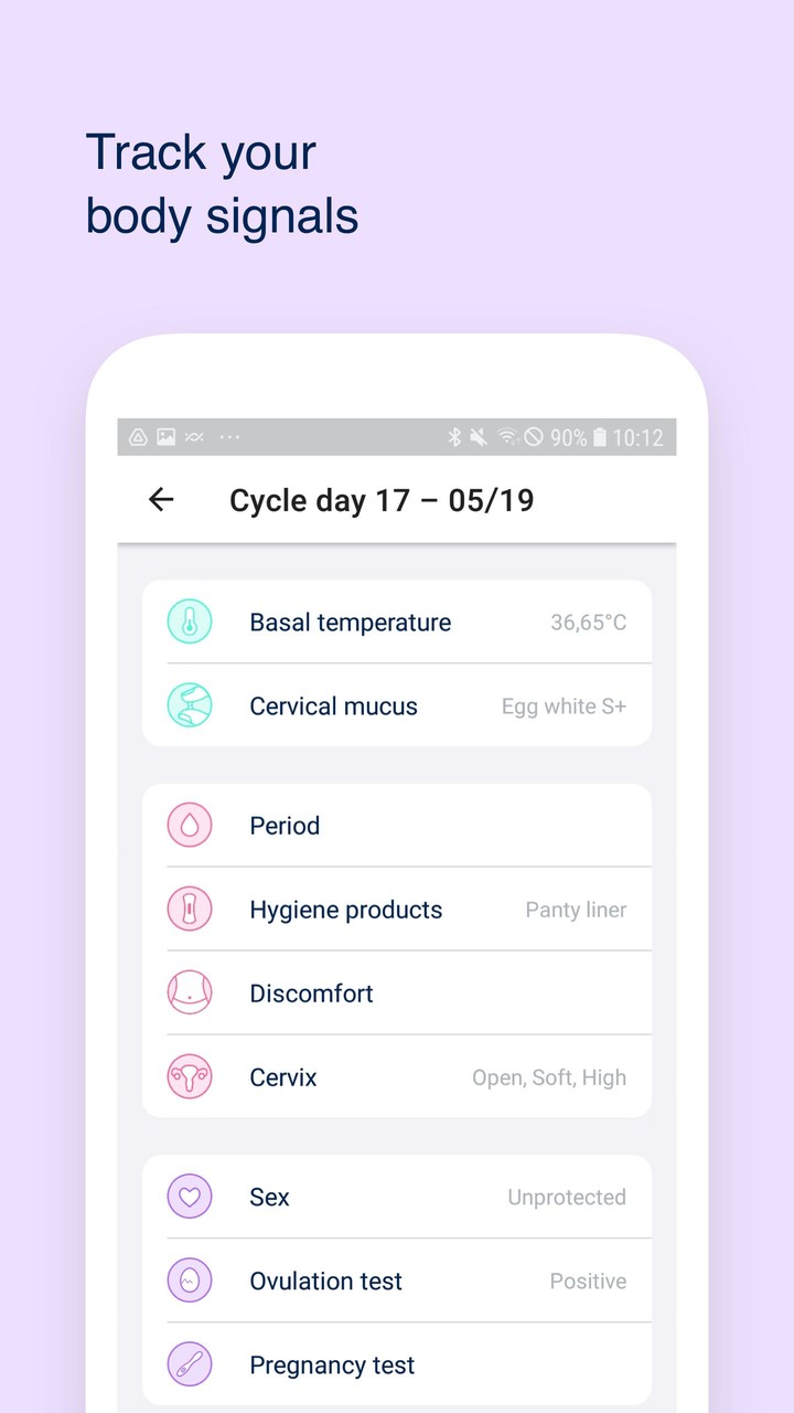 Ovy – period, ovulation, cycle screenshot image 4_Popularmodapk.com