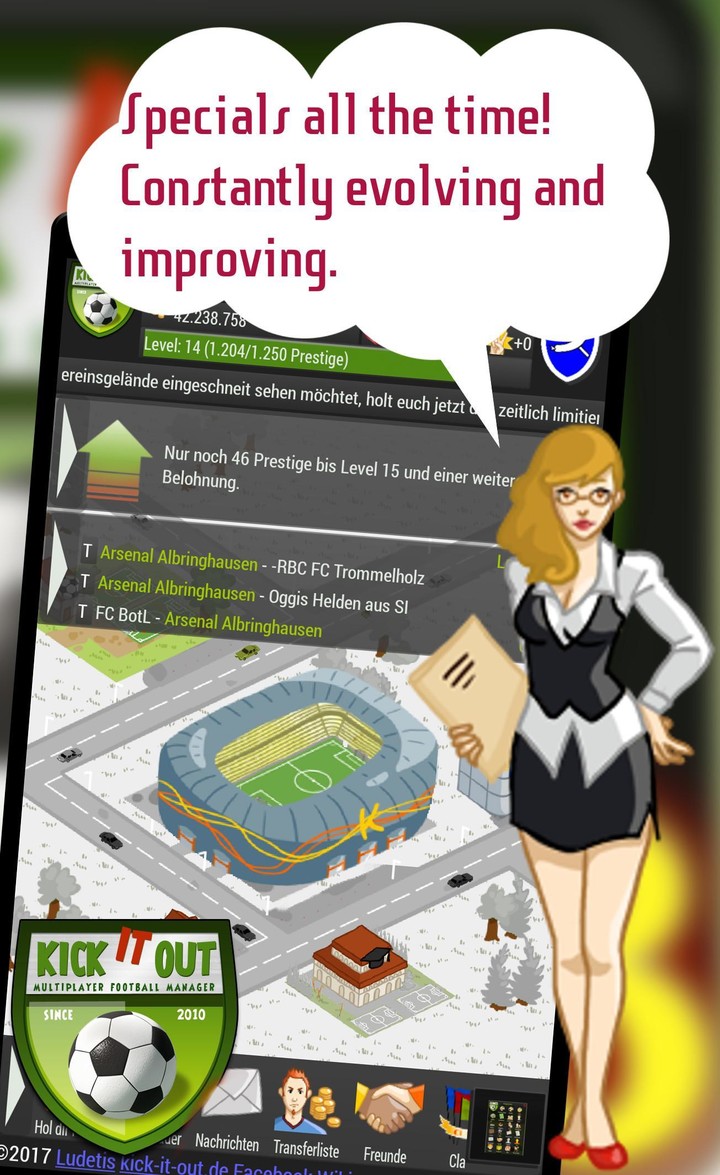 Kick it out Football Manager screenshot image 3_Popularmodapk.com