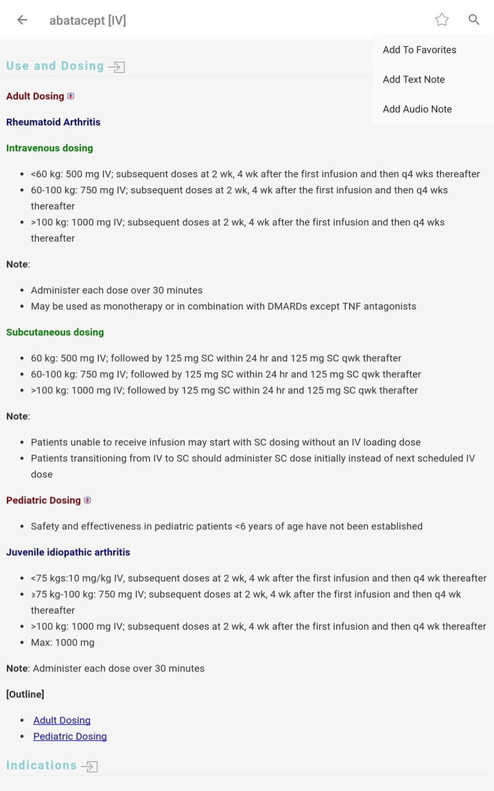 Skyscape Rx - Drug Guide screenshot image 15_Popularmodapk.com