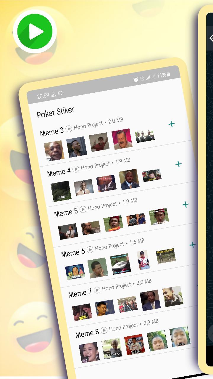 WAStickerApps Asupan Meme Lucu Animasi Sticker screenshot image 32_Popularmodapk.com