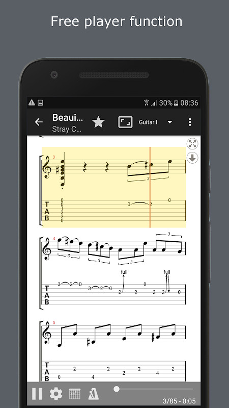 GuitarTab - Tabs and chords screenshot image 5_Popularmodapk.com