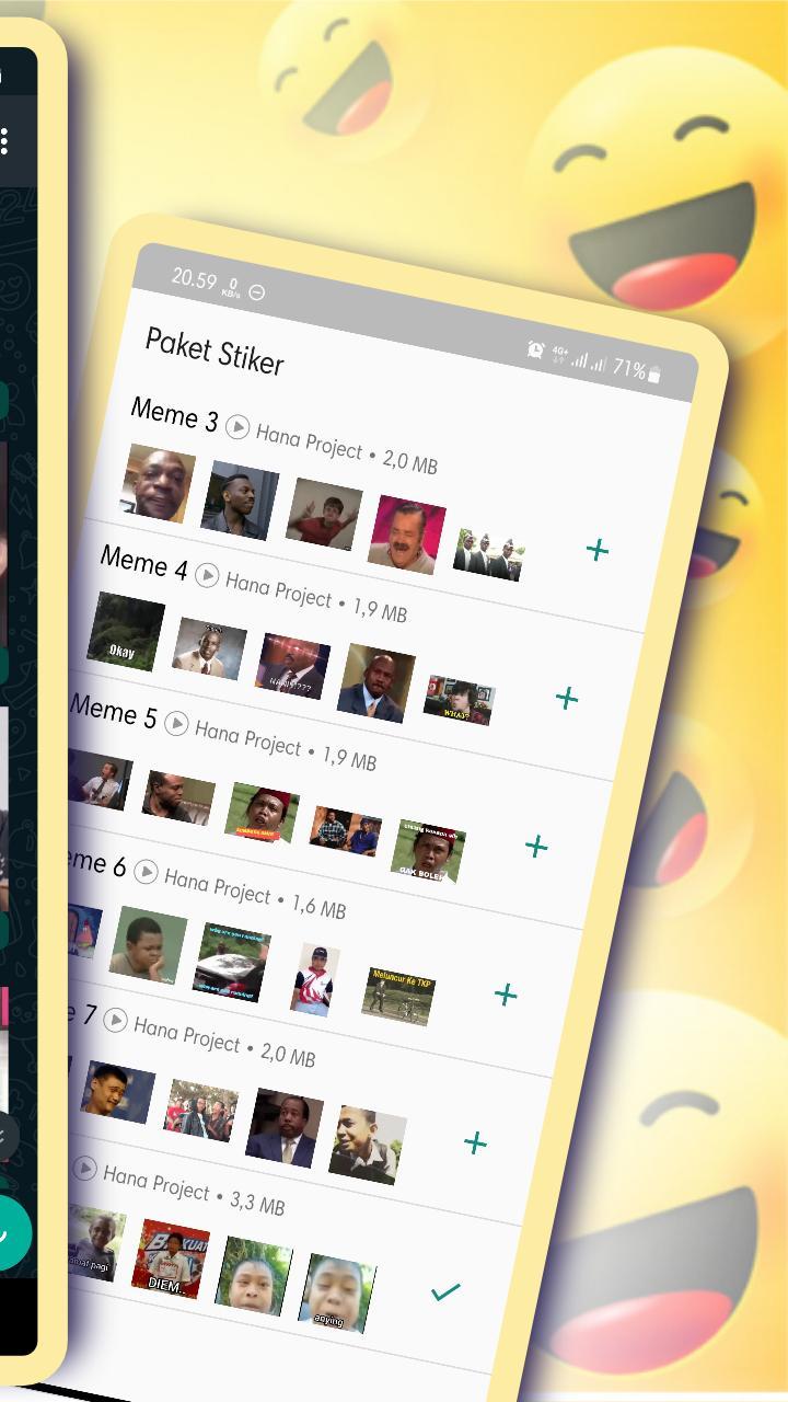 WAStickerApps Asupan Meme Lucu Animasi Sticker screenshot image 39_Popularmodapk.com