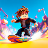 Obby Snowboard: Parkour Racing<span>(Unlimited Diamonds)</span>1.2.6_rowtechapk.com