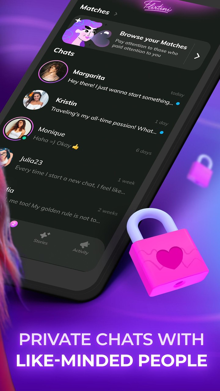 Flirtini - Chat, Flirt, Date screenshot image 5_Popularmodapk.com