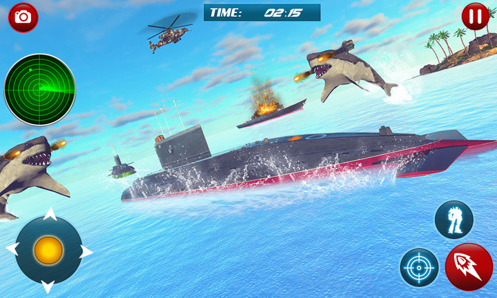 Navy Submarine War Robot Games screenshot image 13_Popularmodapk.com